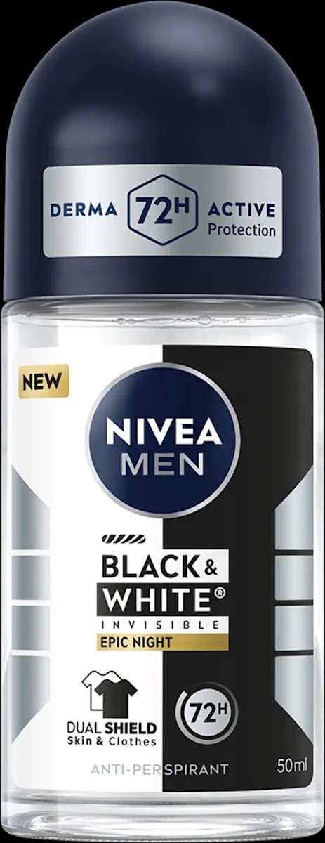 Nivea Men Black&White Epic deo roll-on 50 ml - Akcija u trgovini Dm