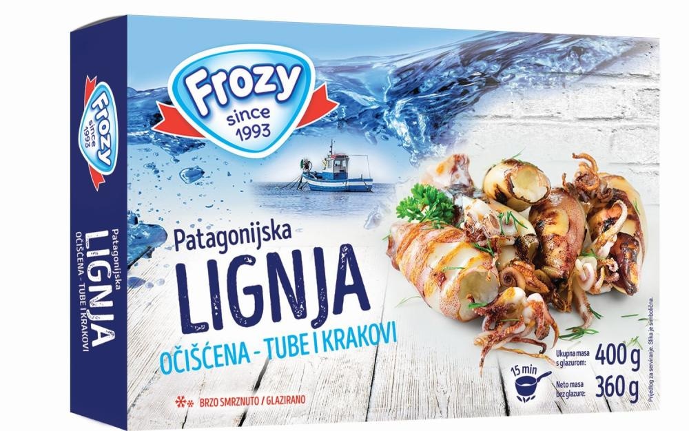 Lignja patagonika tube i krakovi 900 g - Akcija u trgovini Stanić Diskont