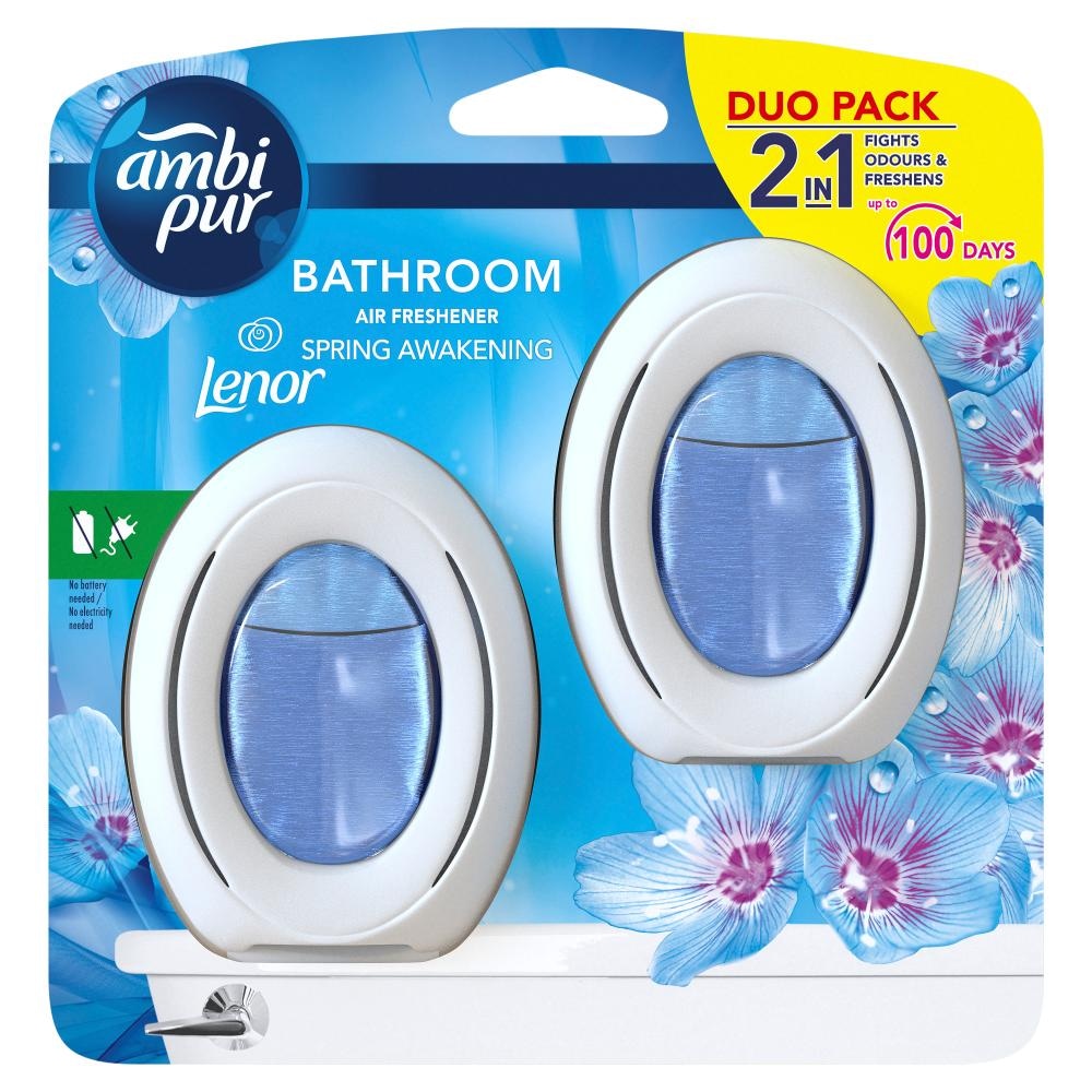Osvježivač za kupaonicu Ambi Pur Bathroom Lenor 2x8ml - Akcija u trgovini KTC