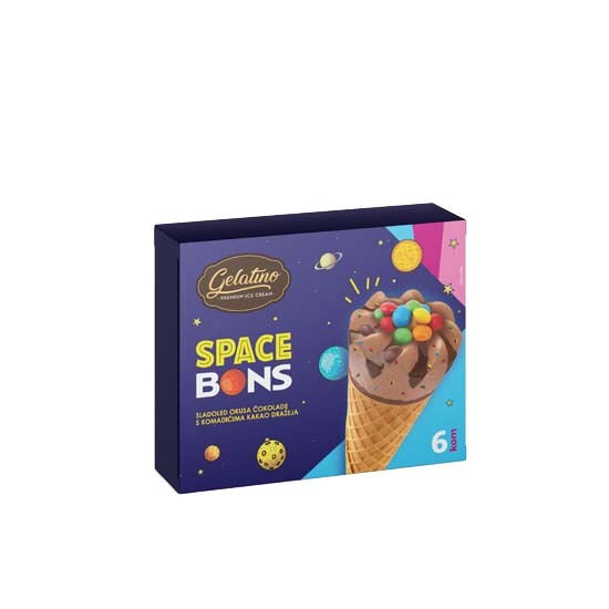 Gelatino Sladoled Space Bons 6x120 ml Akcija u trgovini Plodine