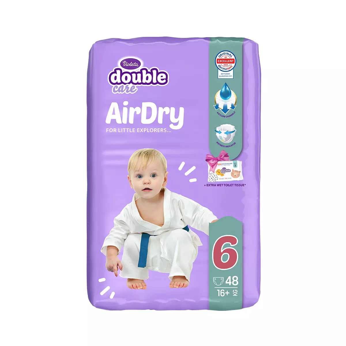 Violeta Double Care AirDry diapers - Akcija u trgovini Bipa