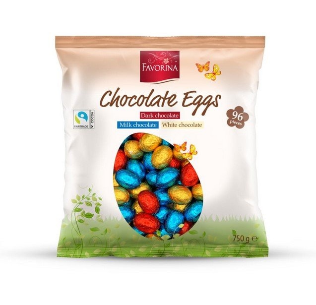 FAVORINA Čokoladna jaja 750 g - Akcija u trgovini Lidl