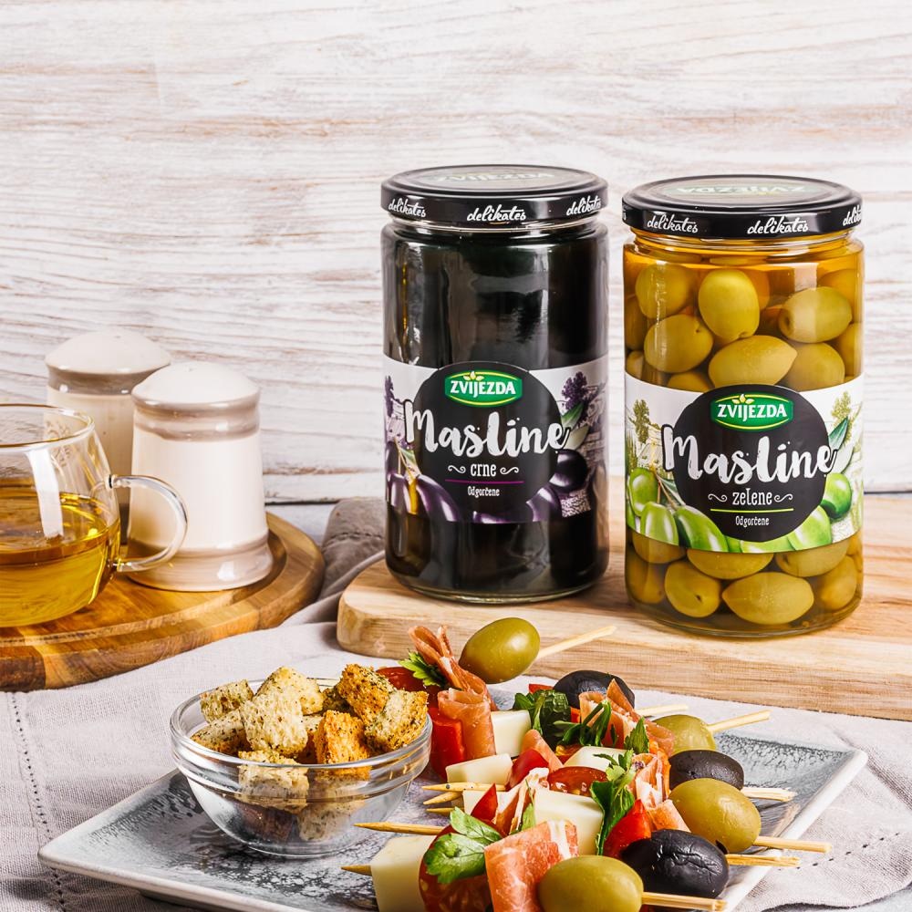 Odabrani asortiman maslina Zvijezda - Akcija u trgovini Ribola