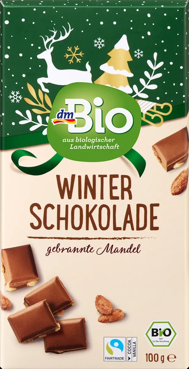 dmBio zimska čokolada 100 g - Akcija u trgovini Dm