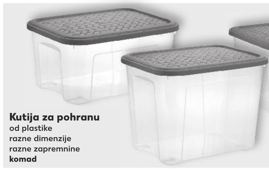 Kutija za pohranu - Akcija u trgovini Kaufland