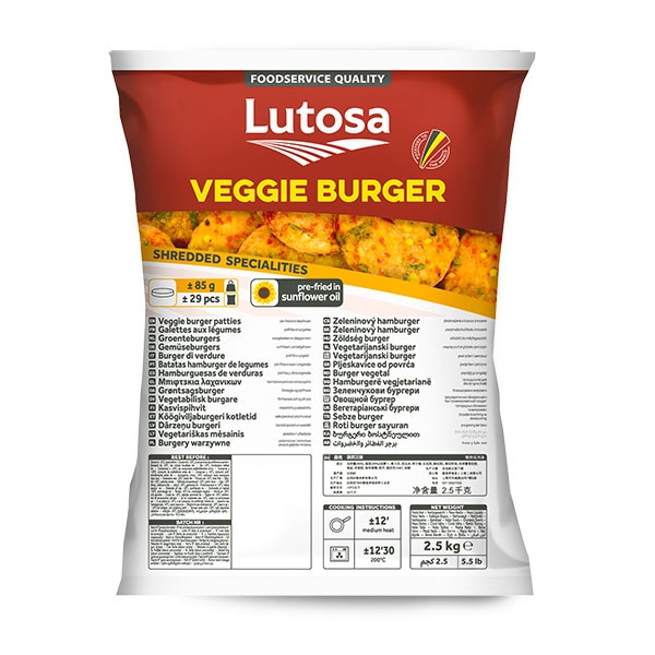 Lutosa Veggie Burger smrznuto, 2,5 kg - Akcija u trgovini Stanić Diskont