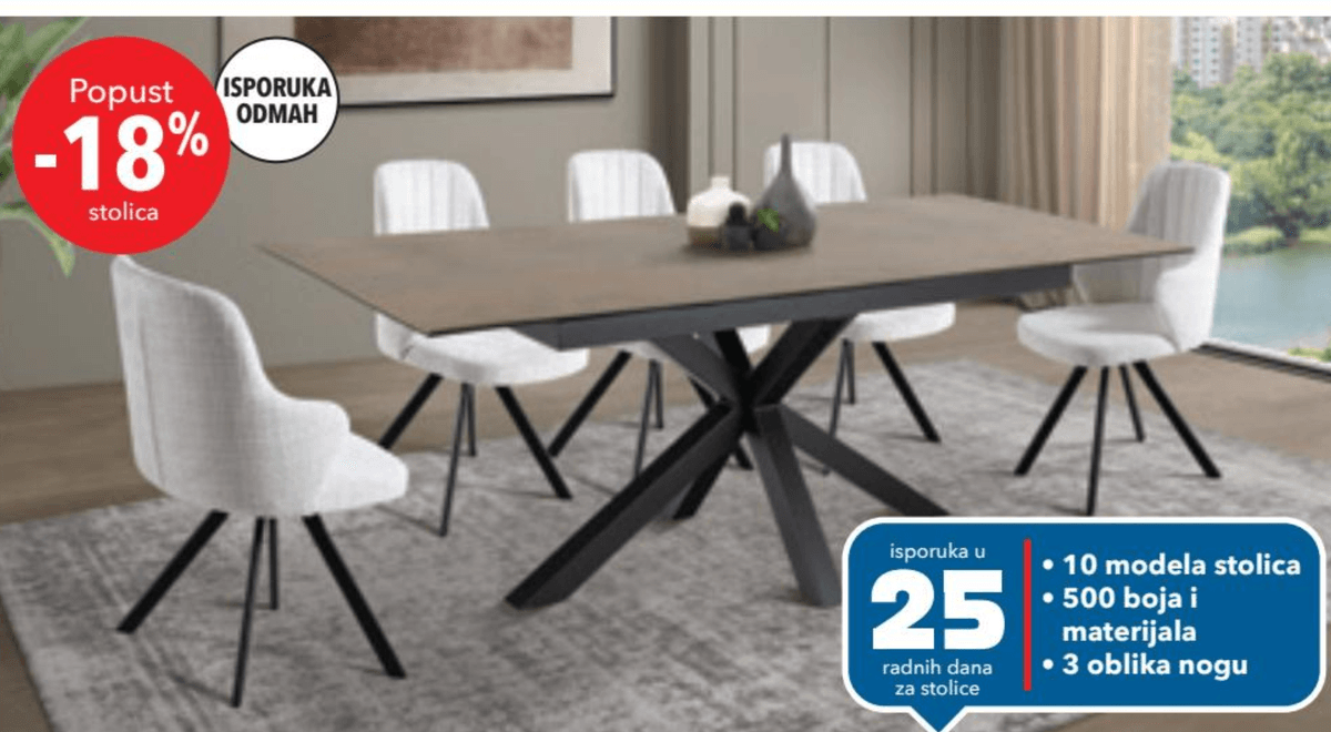 Stol HEAVEN 200x100cm - Akcija u trgovini Harvey Norman