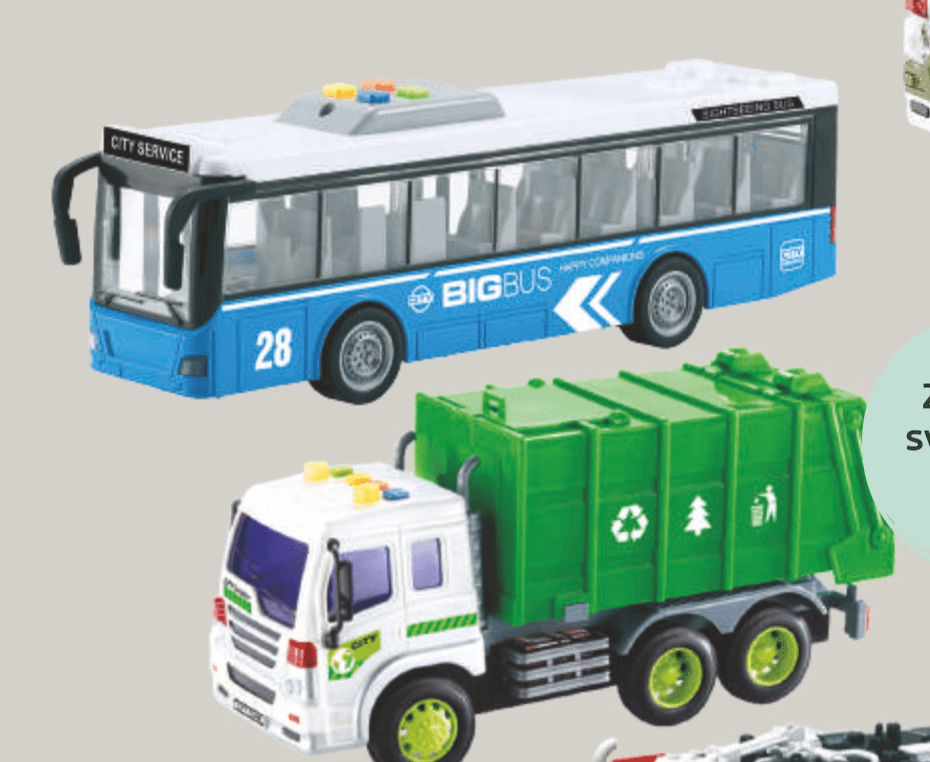 Autobus ili kamion 1 kom - Akcija u trgovini Tommy