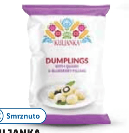 Kuljanka Okruglice sa sirom i borovnicama 500 g - Akcija u trgovini Lidl
