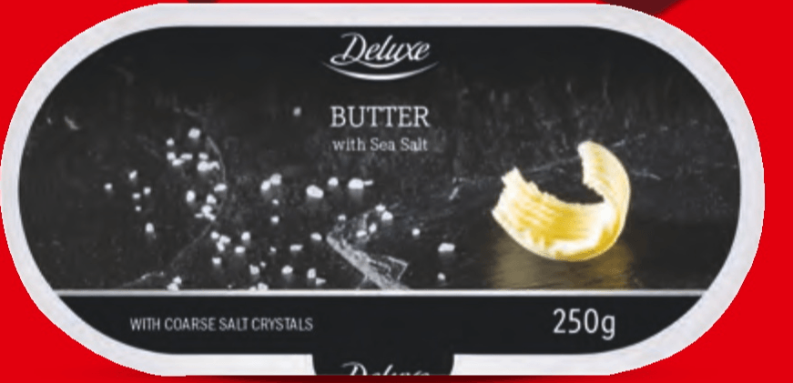 Maslac s morskom soli 250 g Deluxe - Akcija u trgovini Lidl