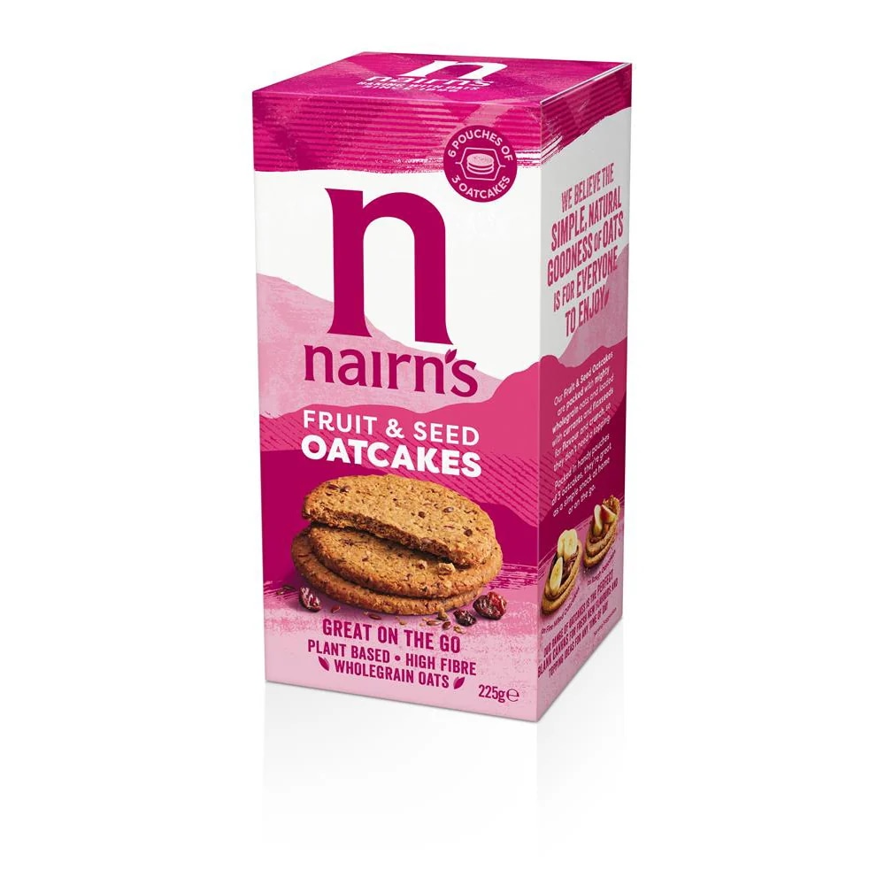 Nairn's fruit & seed oatcakes 225g Akcija u trgovini Bipa
