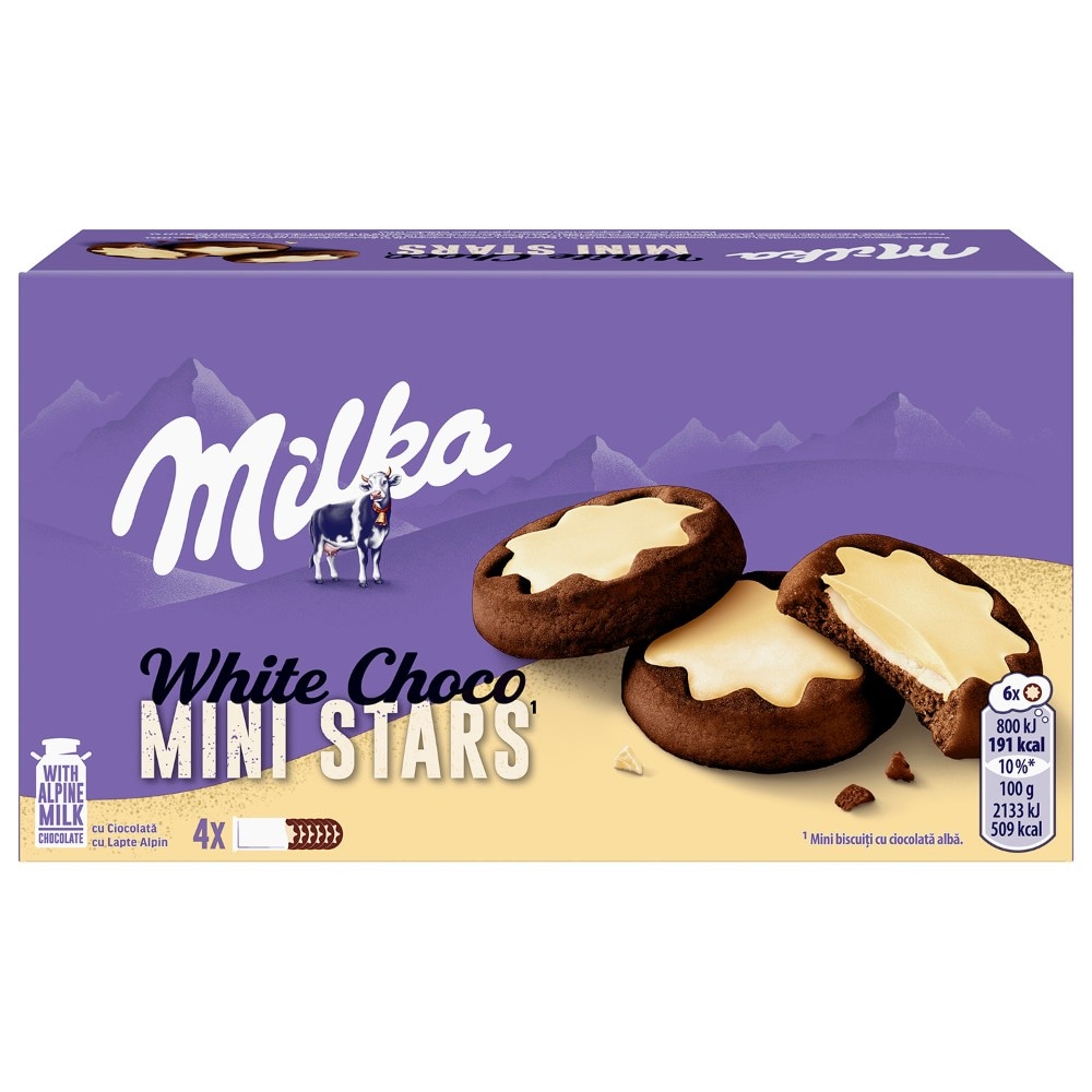 Milka mini stars white choco 150 g Akcija u trgovini Žabac