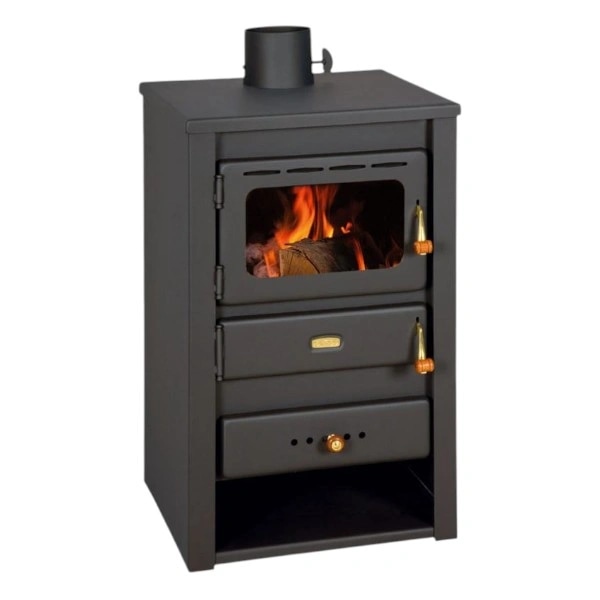 Kamin na drva 'K22' d 49 x š 46 x v 81 cm, Ø dimovodne cijevi 13 cm, za prostorije do 125 m³ Akcija u trgovini Bauhaus