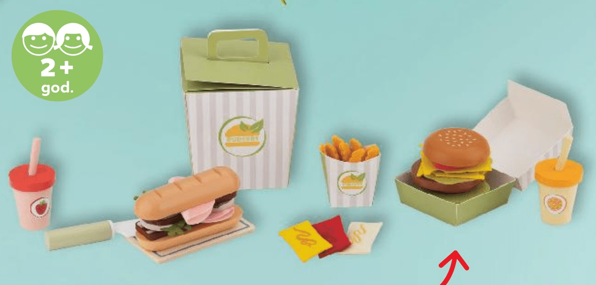 Dječji set za burger i pomfrit Kid Land - Akcija u trgovini Kaufland