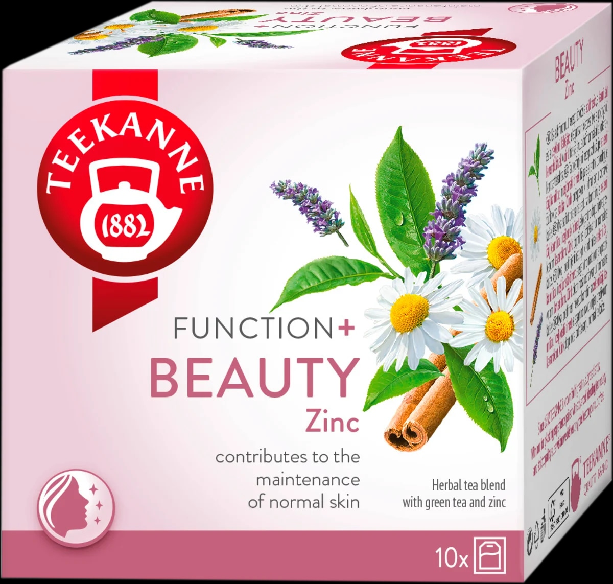 Teekanne Function+ Concetracion Vitamin B5 / Beauty Zinc 18g / 17,5g - Akcija u trgovini Žabac