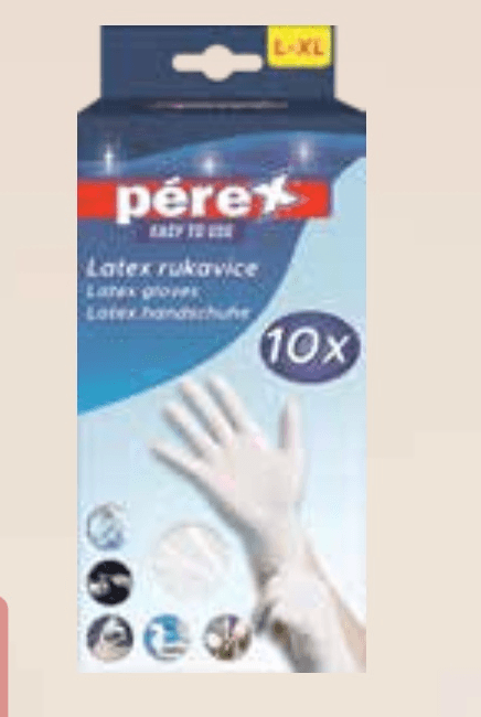Rukavice latex 10 kom/pak pérex - Akcija u trgovini KTC