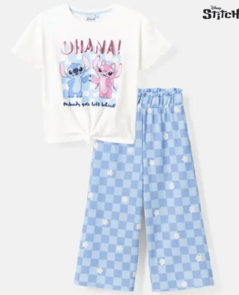 Disney komplet majica kratkih rukava i hlače Stitch 2 dijela - Akcija u trgovini Pepco