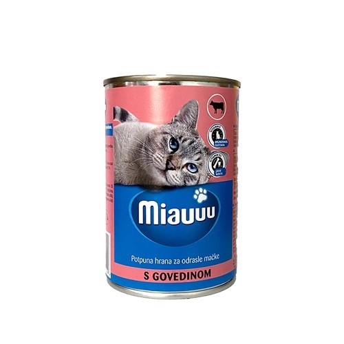 Miauuu Mokra hrana za mačke 2x2x100 g - Akcija u trgovini Studenac