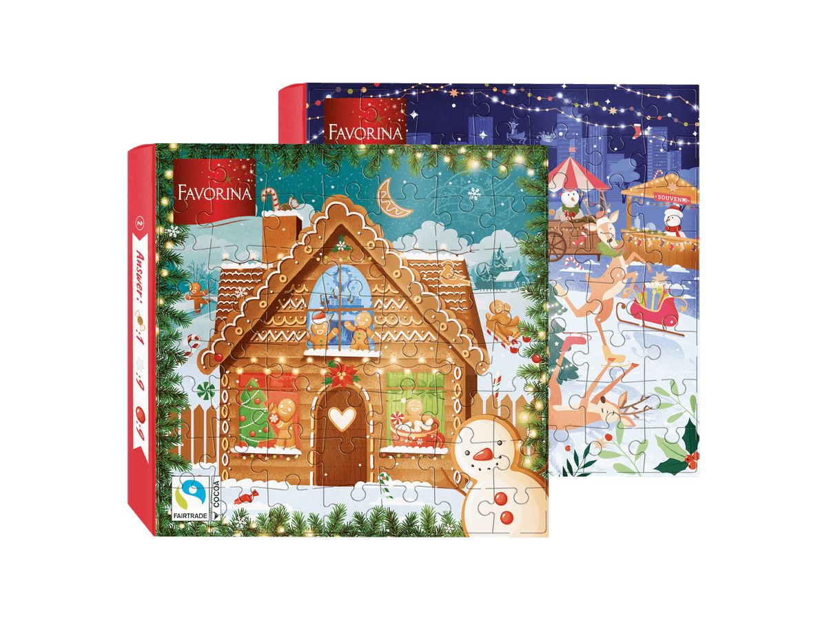 Favorina Praline s puzzlama 120 g - Akcija u trgovini Lidl