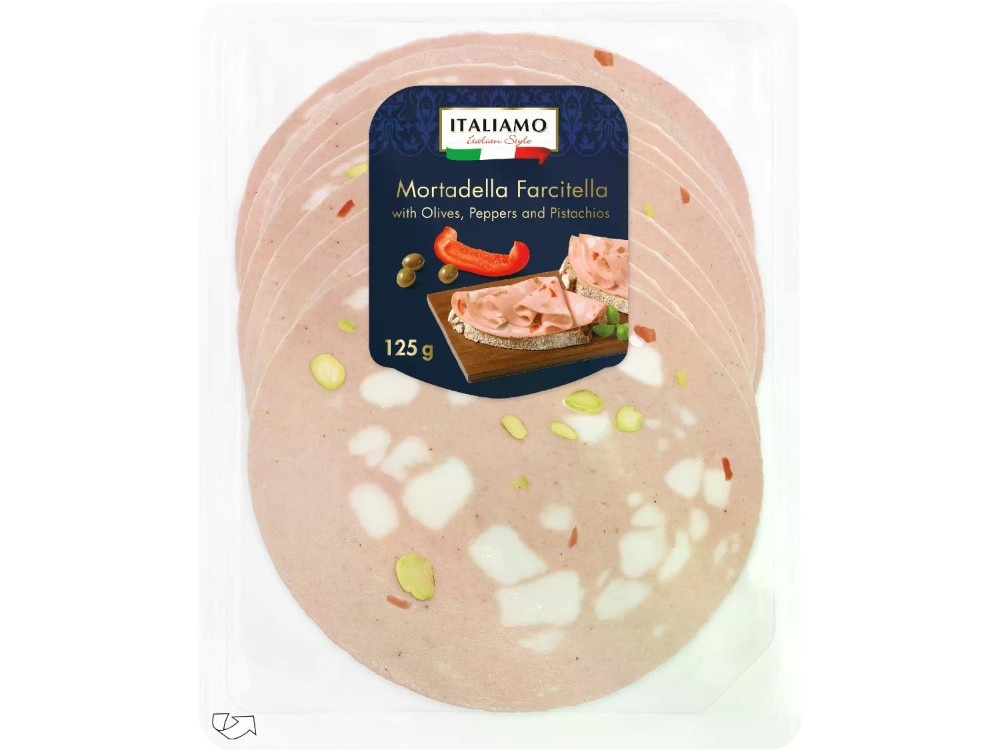 ITALIAMO Mortadela s maslinama i paprikom 125 g - Akcija u trgovini Lidl