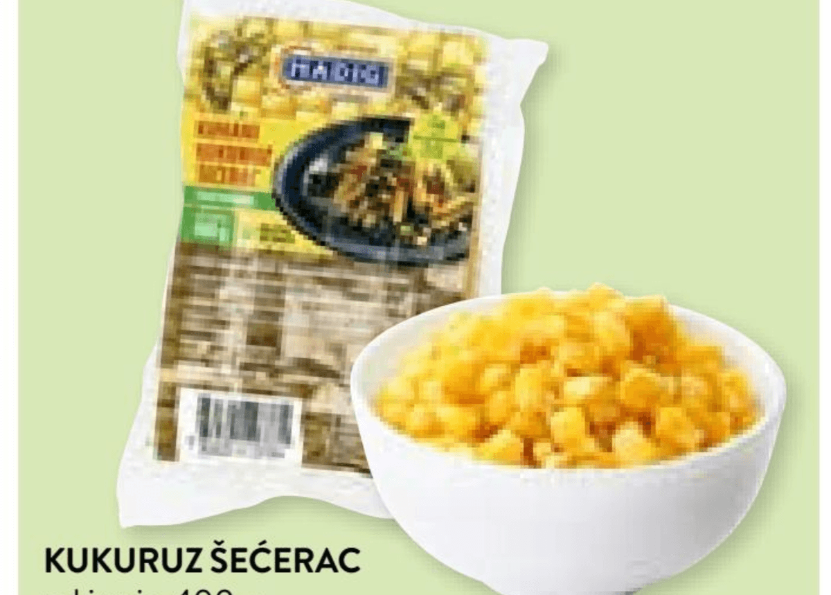 Kukuruz šećerac 400 g HADIG - Akcija u trgovini Spar