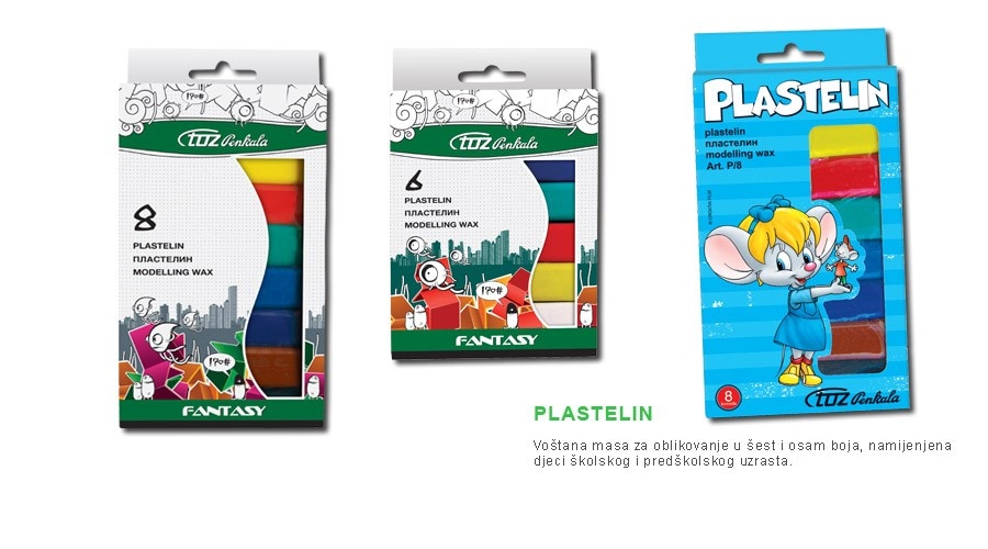 TZ Penkala Plastelin 8/1 pak Akcija u trgovini Konzum