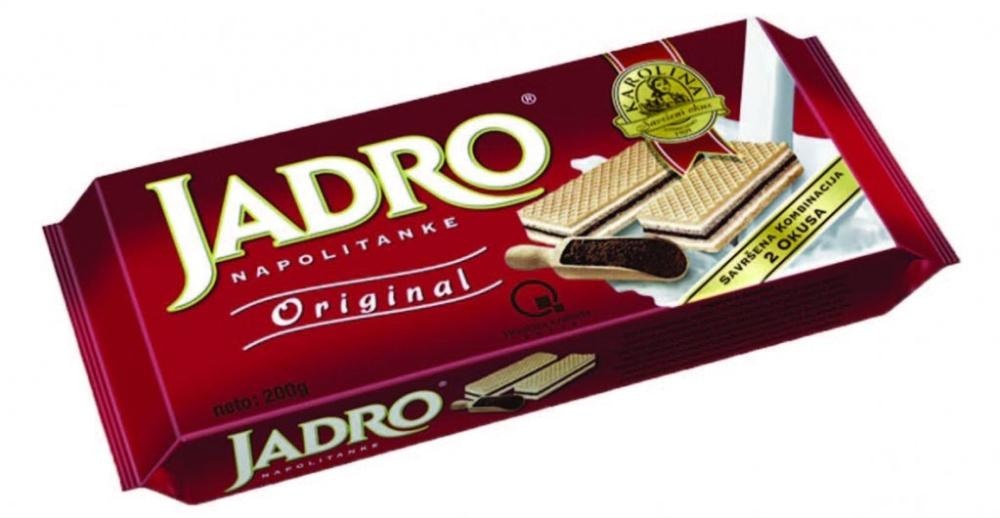 Jadro, Kraš Napolitanke 200 g - Akcija u trgovini Tommy