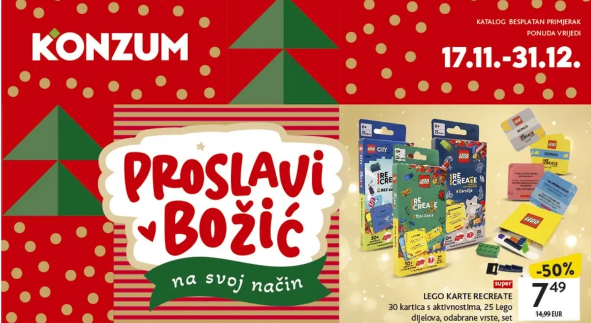 Konzum katalog Katalog Igračaka od 17.11. do 31.12.2025