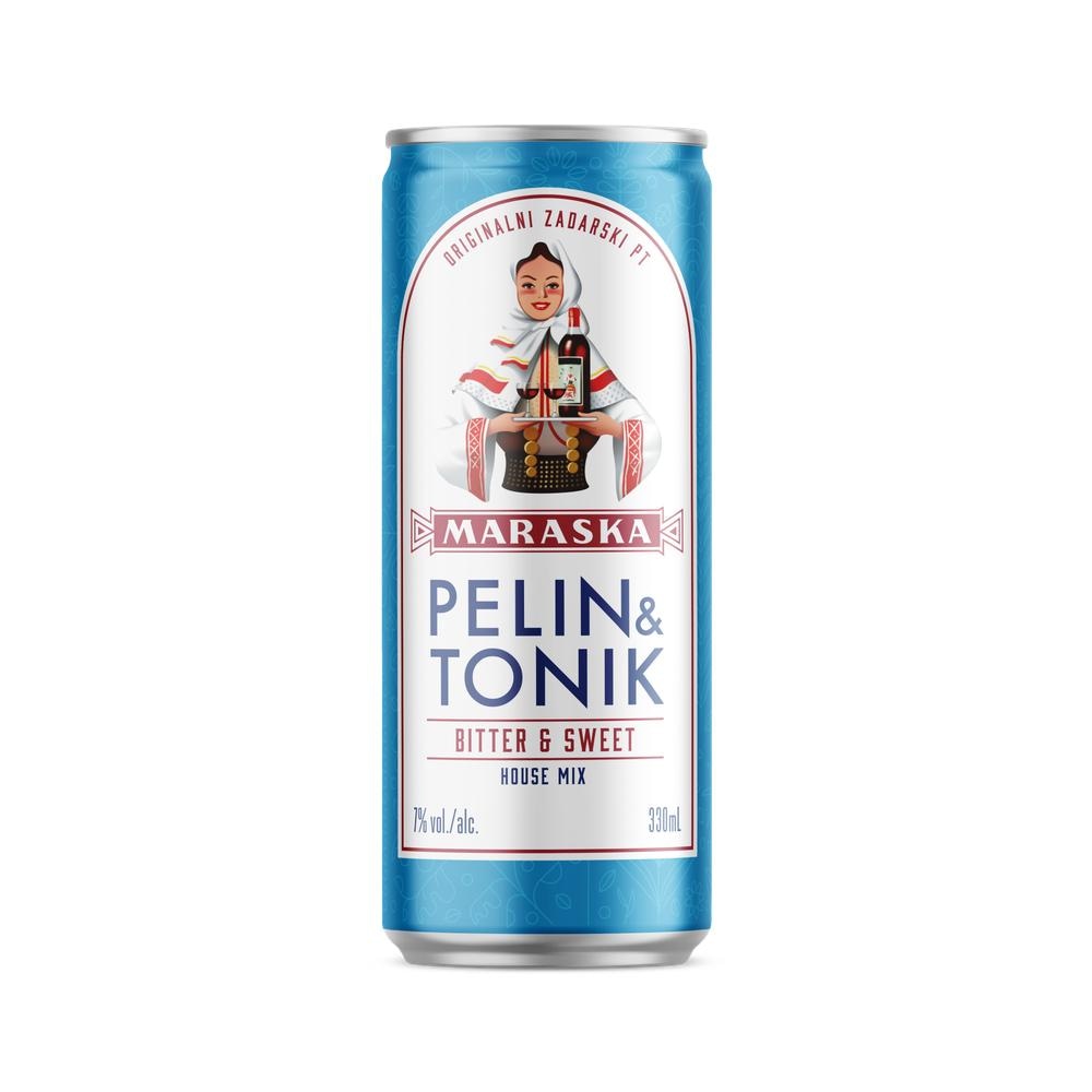 MARASKA Koktel Pelinkovac i tonic 330 ml - Akcija u trgovini Ultra