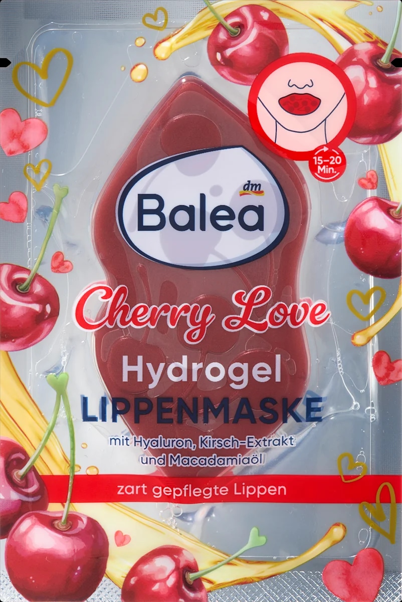 Balea maska za usne Cherry Love 1 kom. - Akcija u trgovini Dm