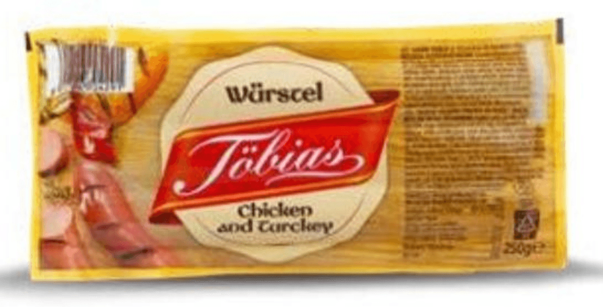 Hrenovke pileće pureće 3 kom (250 g) Tobias - Akcija u trgovini Eurospin