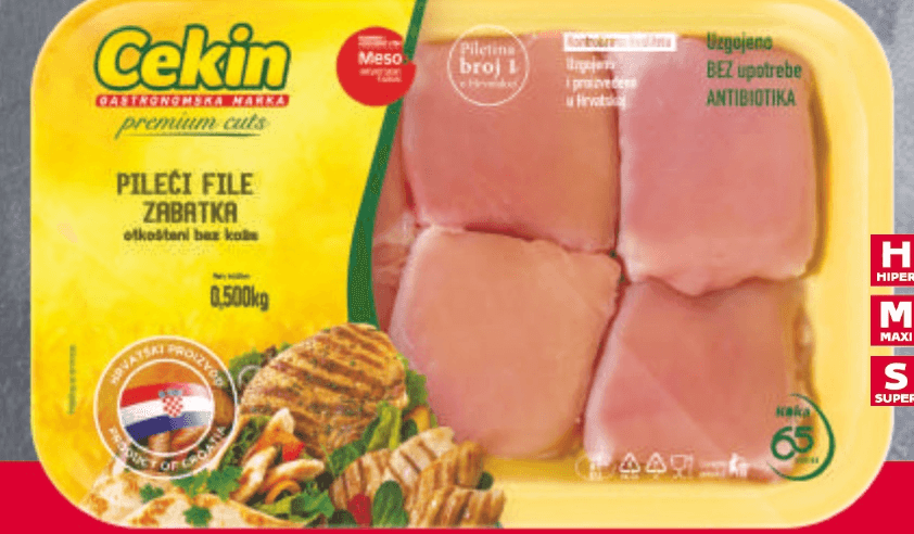 Cekin Pileći file zabatka 500 g - Akcija u trgovini Tommy