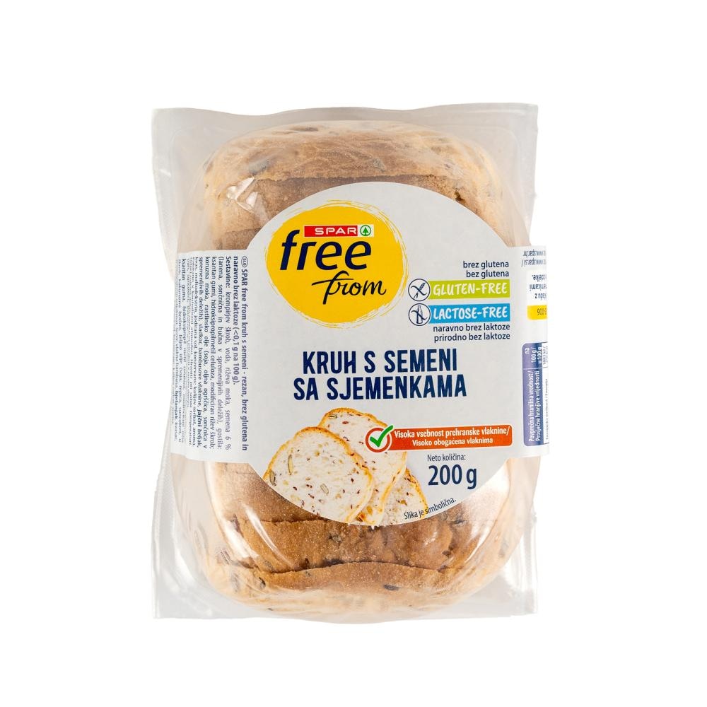free From Kruh narezani sa sjemenkama 200 g - Akcija u trgovini Spar