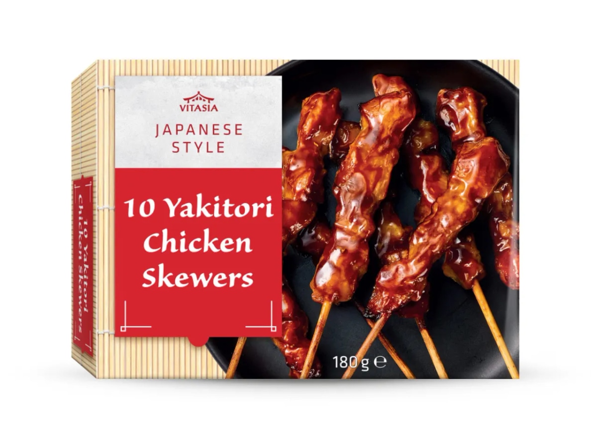 VITASIA Yakitori pileći ražnjići 180 g - Akcija u trgovini Lidl