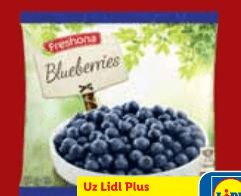 FRESHONA Borovnice 500 g - Akcija u trgovini Lidl