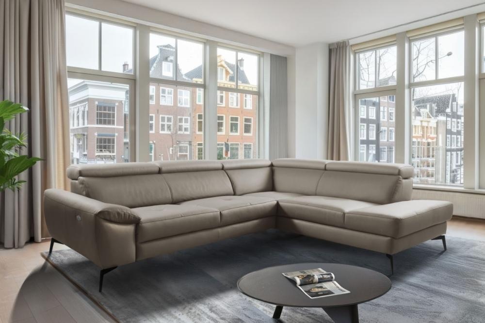 Kožna kutna garnitura DAVOS - Akcija u trgovini Harvey Norman