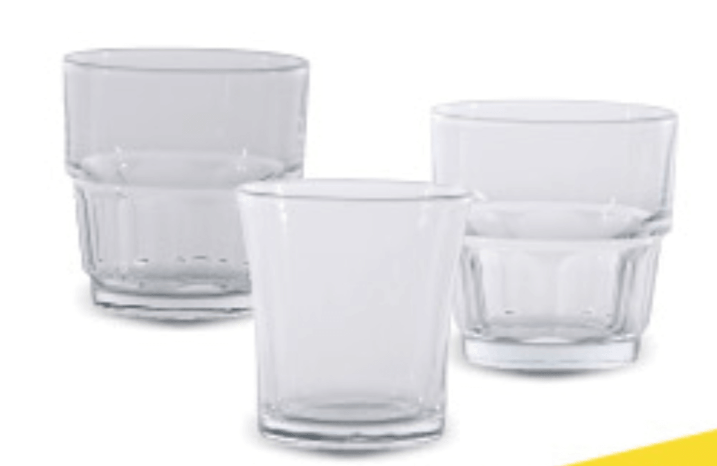 Čaša za vodu 6/1, set - Akcija u trgovini Konzum