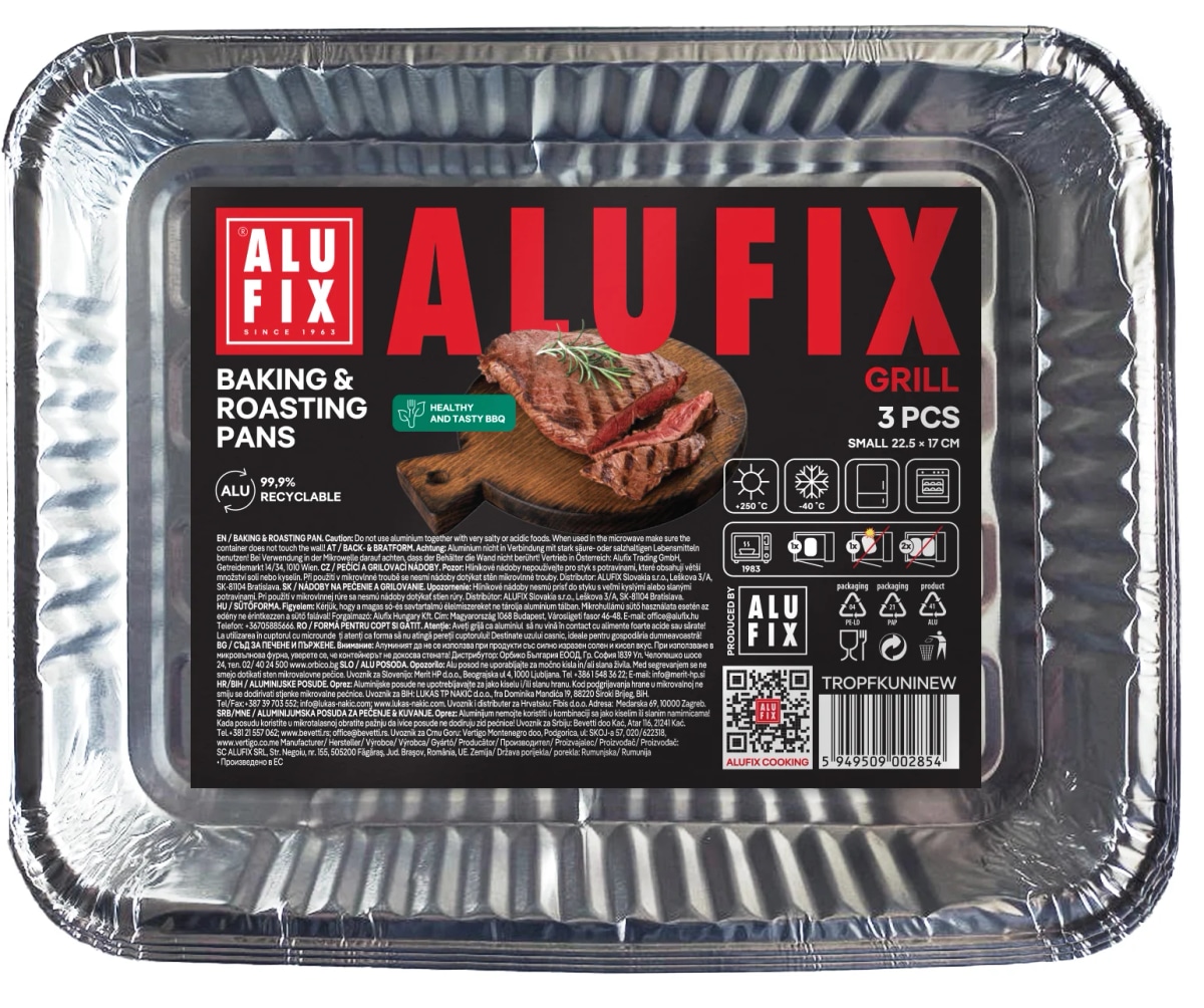 Alufix baking & roasting pans 3 pcs - Akcija u trgovini Konzum