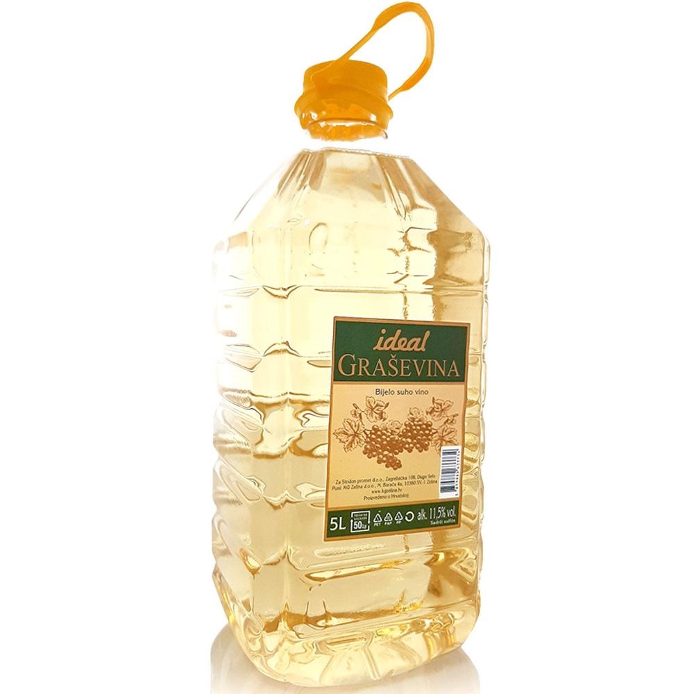 Graševina bijelo vino 5 L - Akcija u trgovini Kaufland