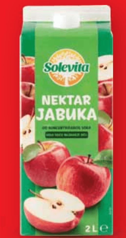 Solevita Nektar jabuka 2 l - Akcija u trgovini Lidl