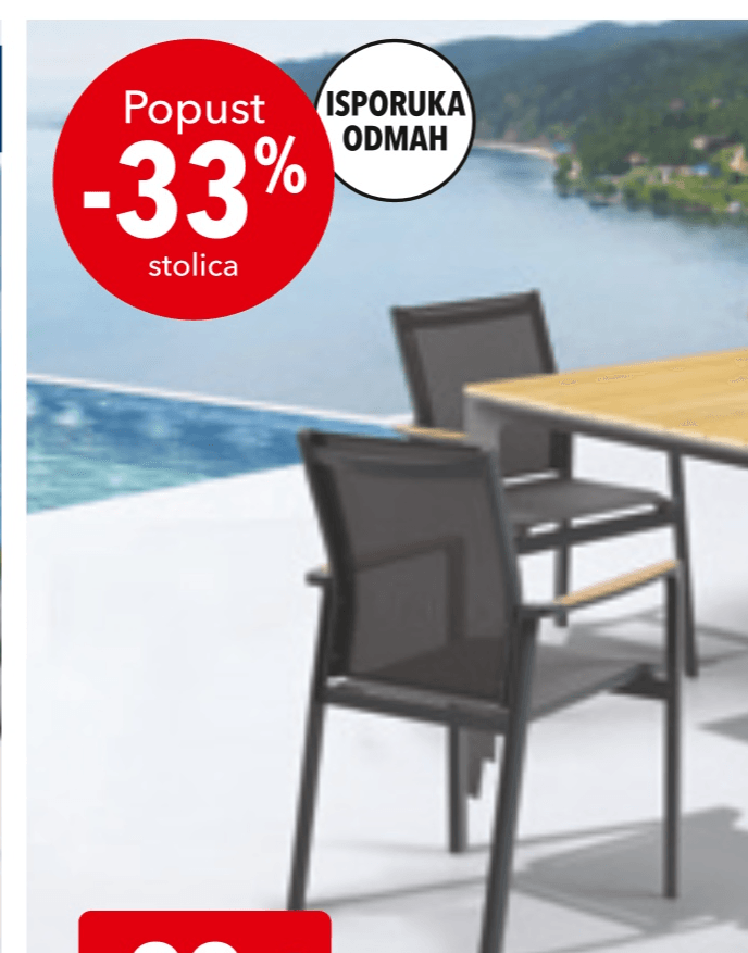 Složiva stolica HAILEY - Akcija u trgovini Harvey Norman