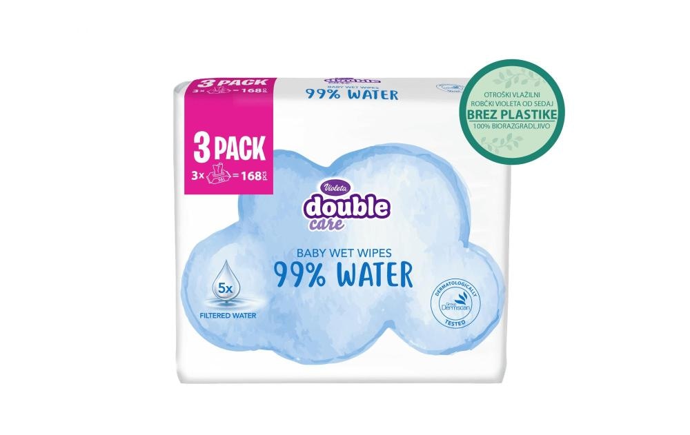 Violeta Vlažne maramice 3x56/1 - Akcija u trgovini Konzum