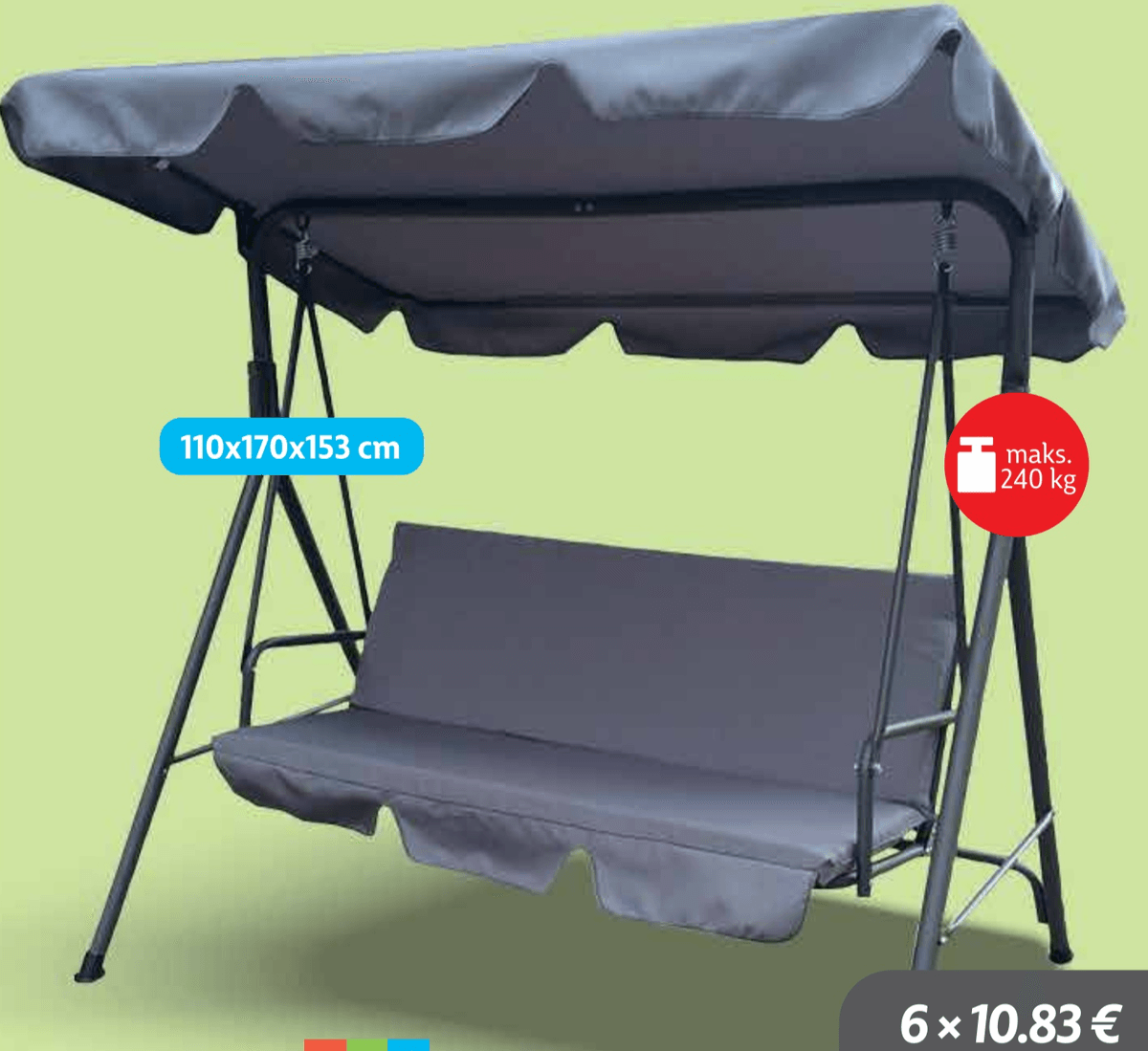 Vrtna ljuljačka - Akcija u trgovini Plodine