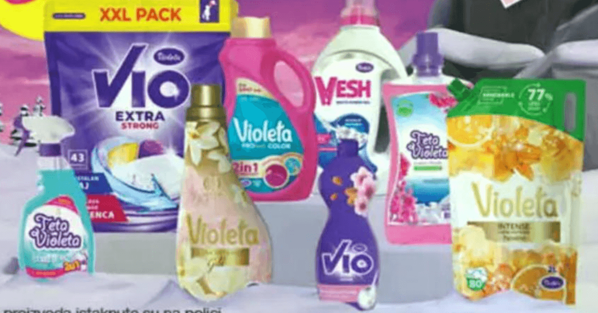 Odabrani Violeta proizvodi za čišćenje kućanstva - Akcija u trgovini Bipa