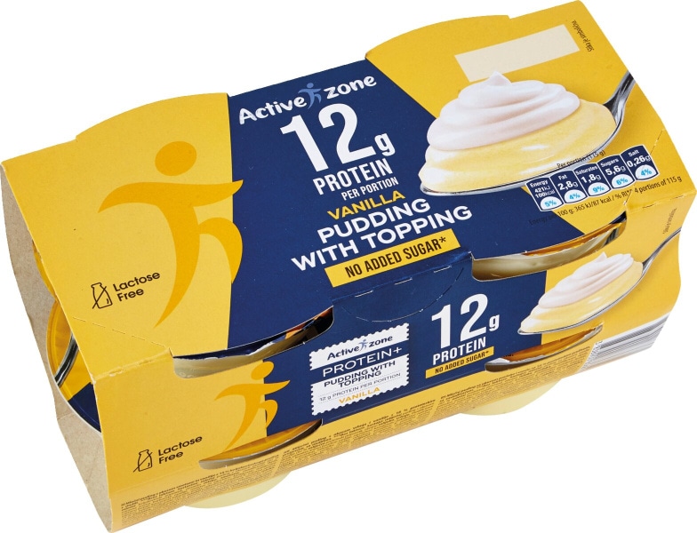 Active Zone Protein pudding 4x115g - Akcija u trgovini Konzum