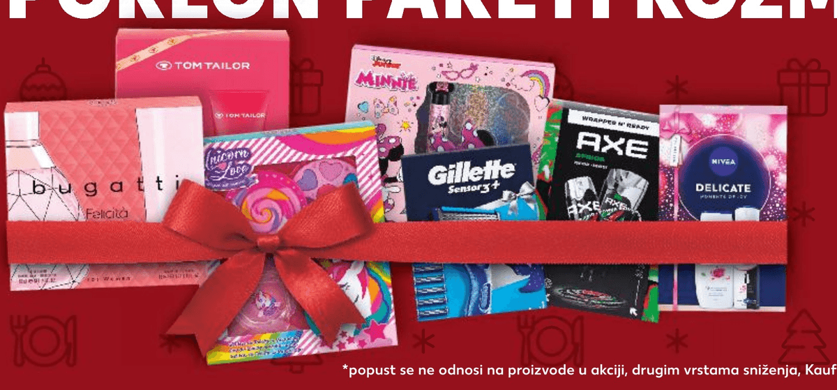Poklon paketi kozmetike - Akcija u trgovini Kaufland