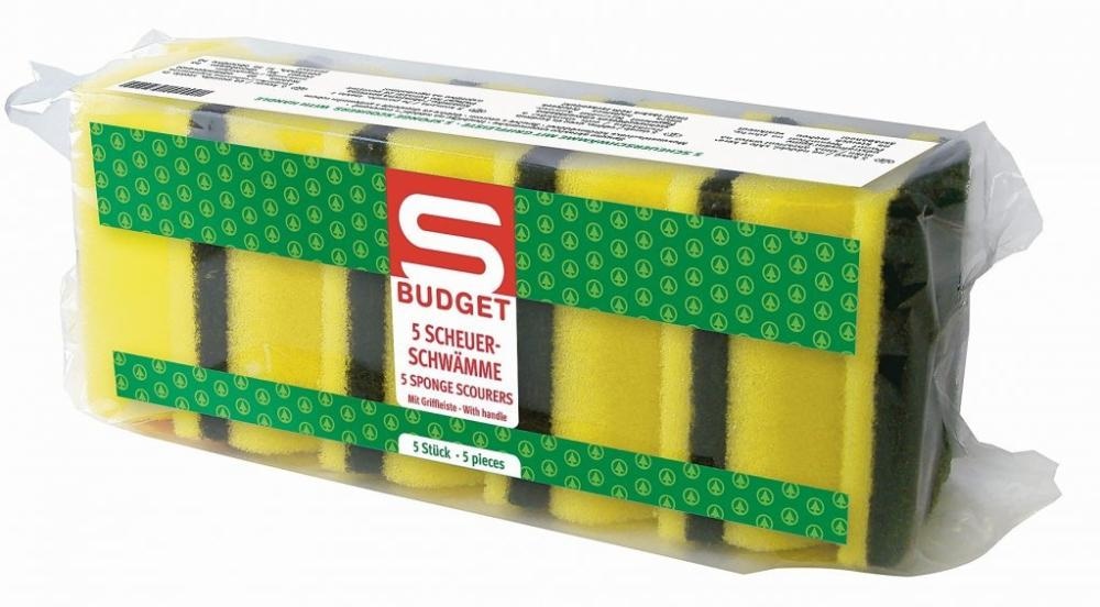 Spužva za domaćinstvo 10 komada u setu S Budget - Akcija u trgovini Spar