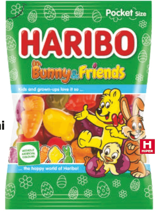 Haribo Gumeni bomboni 80 g - Akcija u trgovini Tommy