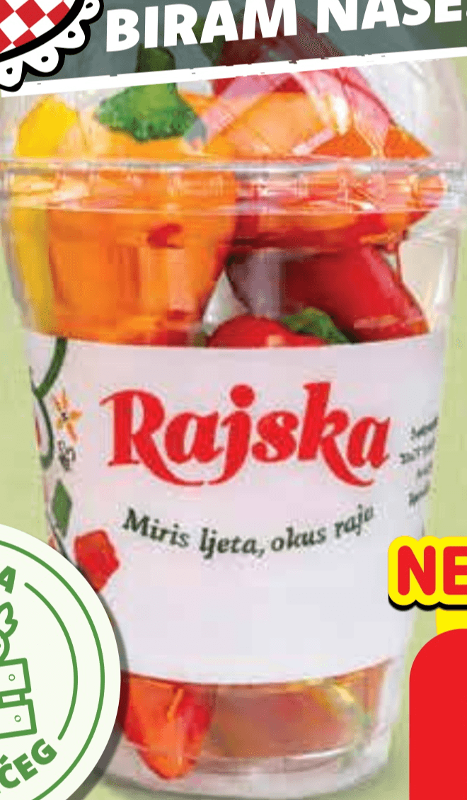 Rajska domaća snack paprika 160 g - Akcija u trgovini Plodine