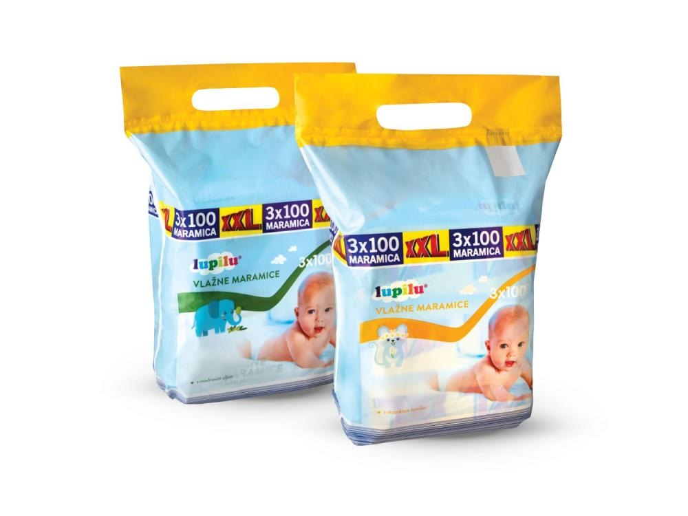 LUPILU Dječje vlažne maramice 3 x 100 kom - Akcija u trgovini Lidl